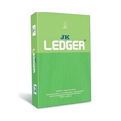 JK Ledger Paper FS Size 90 GSM Green Ledger